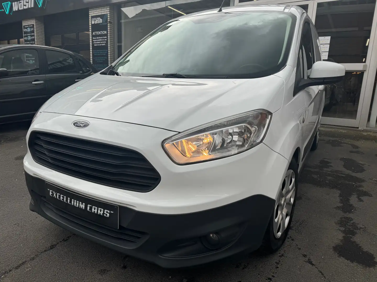 Ford Transit Courier 1.0 Essence Ecoboost  Airco 2Place Garantie Alb - 1