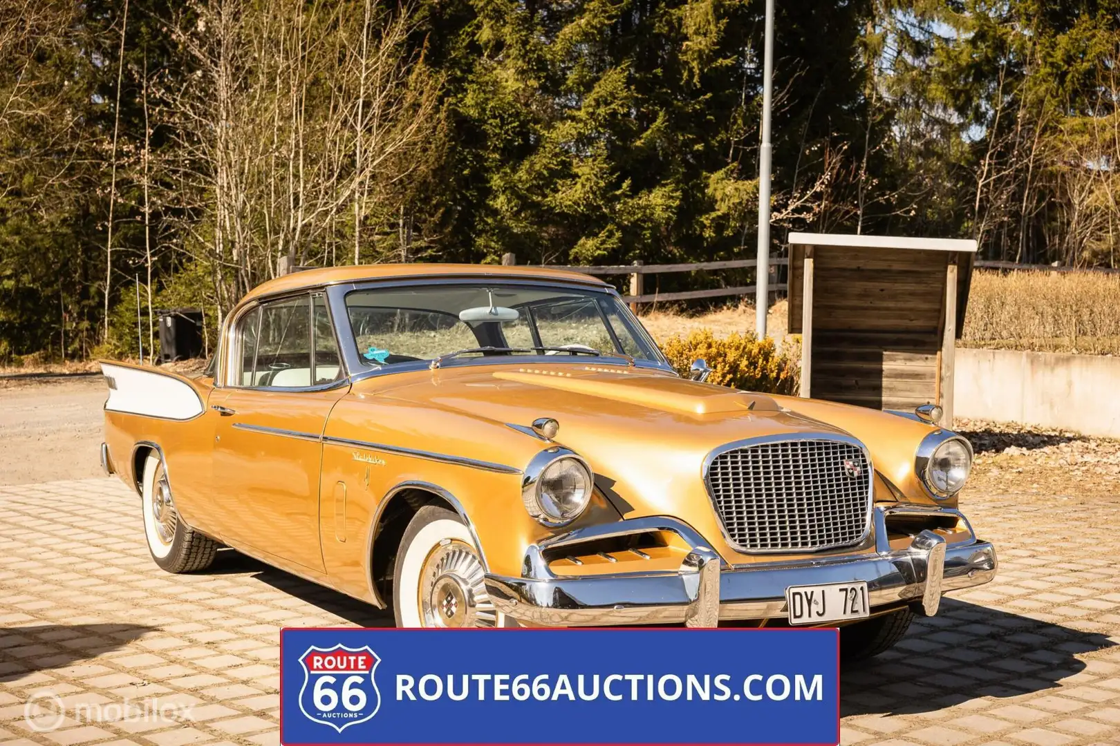 Studebaker Golden Hawk Coupe 1957 | Route 66 Auctions Brown - 1