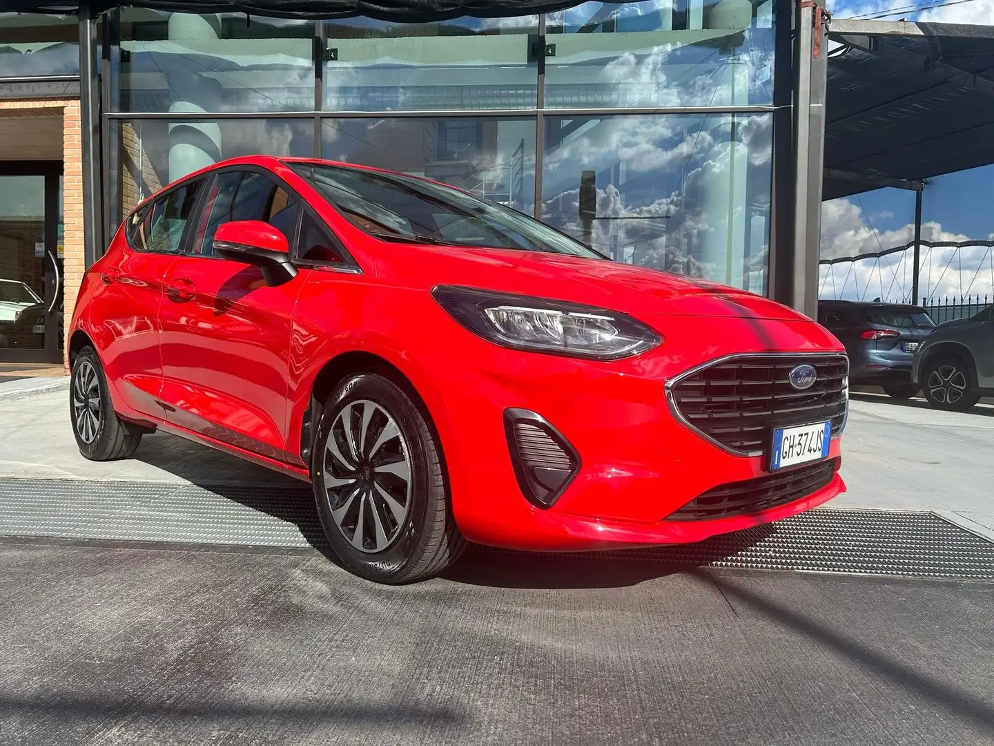 Ford Fiesta Fiesta Active 1.0 ecoboost h 125cv powershift Rosso - 1