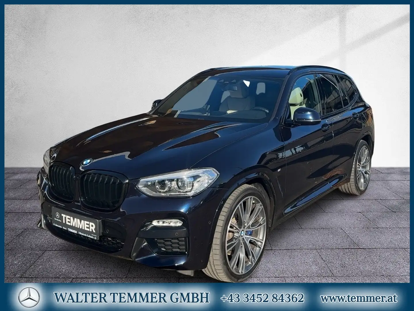 BMW X3 xDrive 30d M-Sportpaket LED AHV RKam Navi Shz Noir - 1