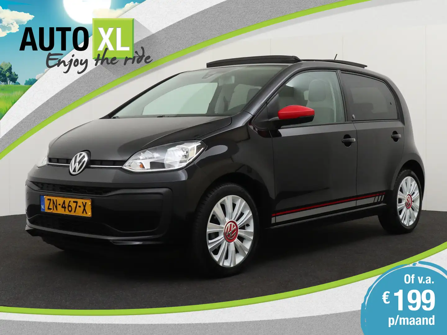 Volkswagen up! 1.0 BMT up! beats Pano-Dak Camera Cruise Bluetooth Zwart - 1