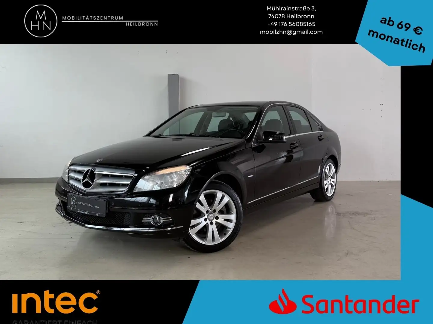Mercedes-Benz C 180 CGI BlueEfficiency Avantgarde SHZ*XEN*TEMP Noir - 1