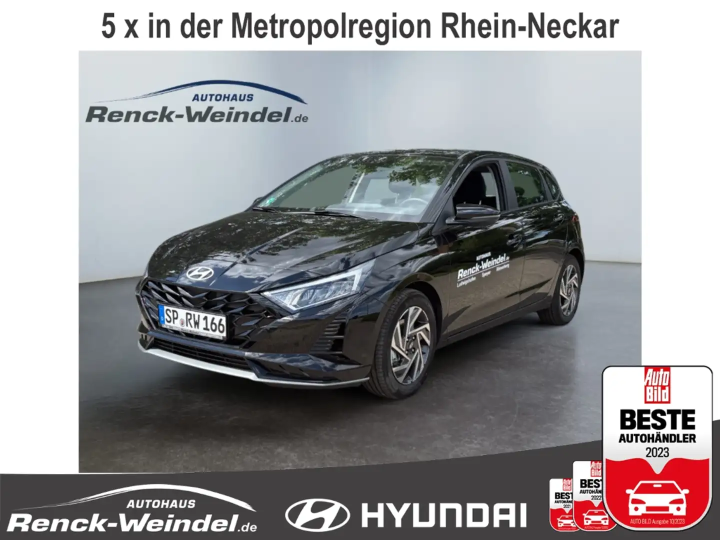 Hyundai i20 Trend 1.0 T-GDI Navi Digitales Cockpit Soundsystem Schwarz - 1