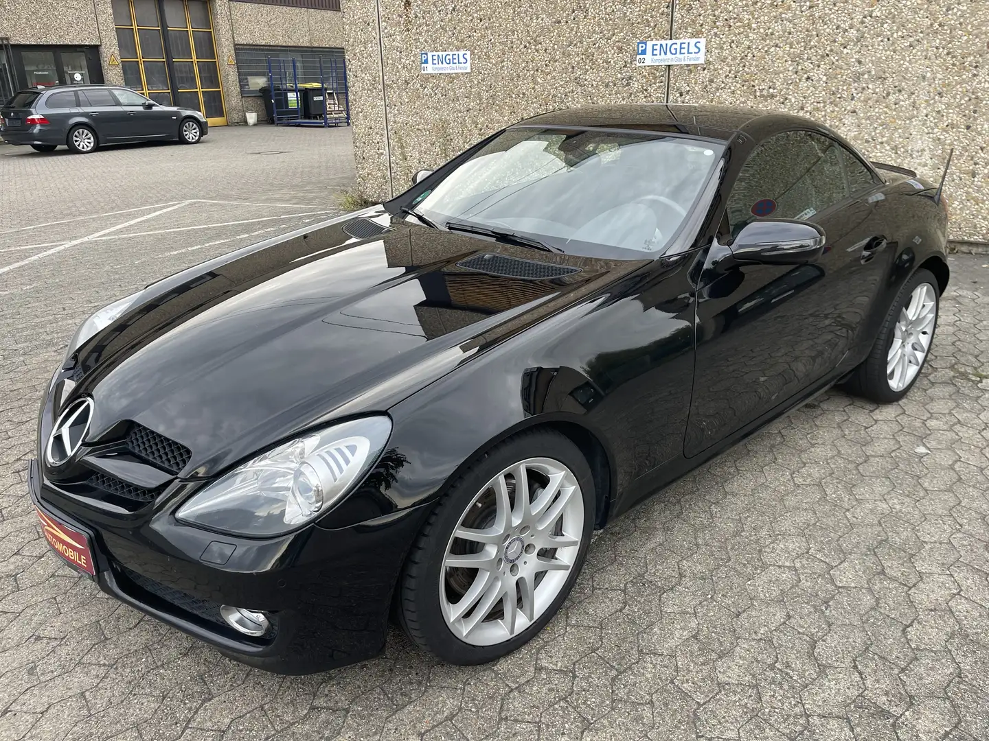 Mercedes-Benz SLK 280 V6 7G-Tronic Leder Schwarz Xenon Navi Leder Top Fekete - 2
