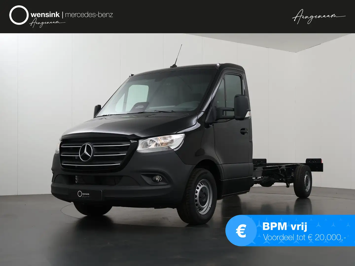 Mercedes-Benz Sprinter 317 CDI Chassis L3 RWD PRO | BPM VRIJ | ELKE OPBOU Nero - 1
