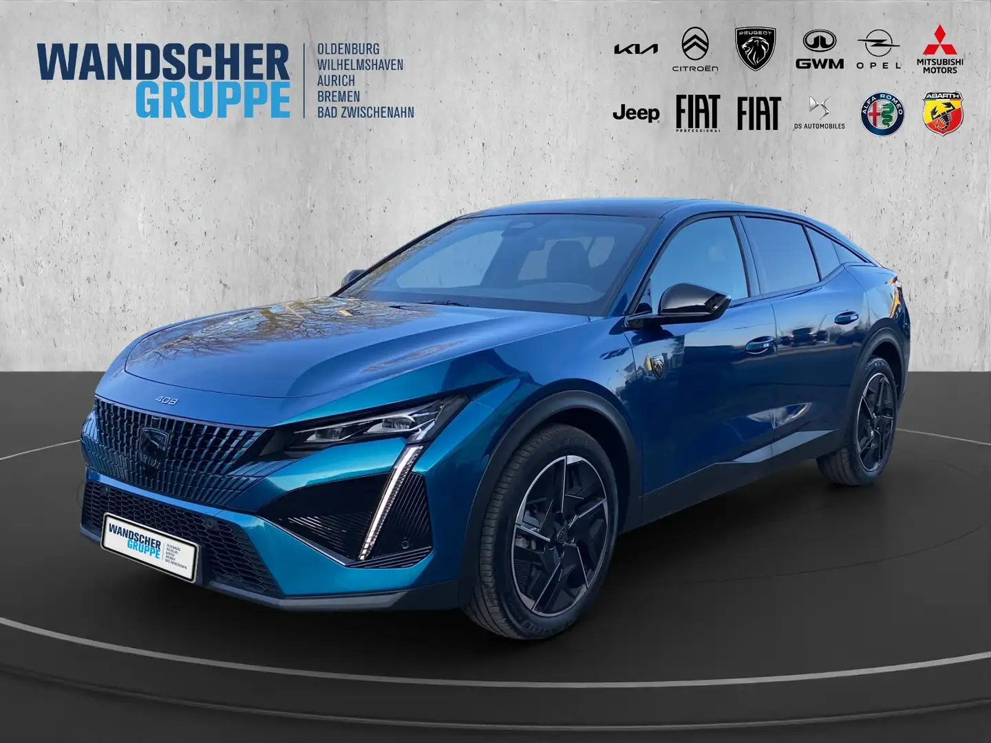 Peugeot 408 GT 1.2 Puretech 130 +Navi+Kam.+360+SD+SHZ Albastru - 1