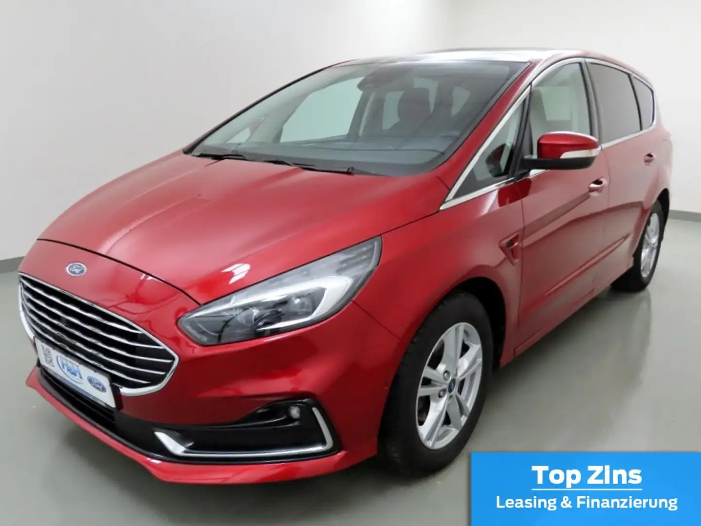 Ford S-Max 2.5 Hybrid Titanium AHK+FrontKam+ParkAss Rot - 2
