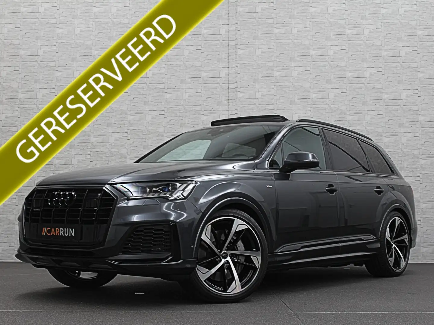 Audi Q7 TFSI e 381PK S-Line | 360 Camera | RS-Leder | Lase Gris - 1