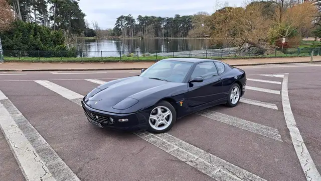 Ferrari 456 MGT BVM Bleu Pozzi - Cuir Tabac