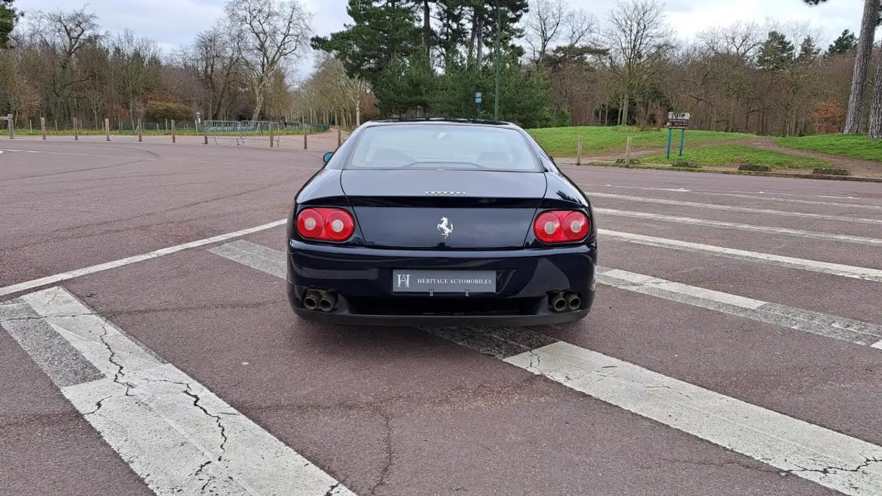 Ferrari 456 MGT BVM Bleu Pozzi - Cuir Tabac, foto 6