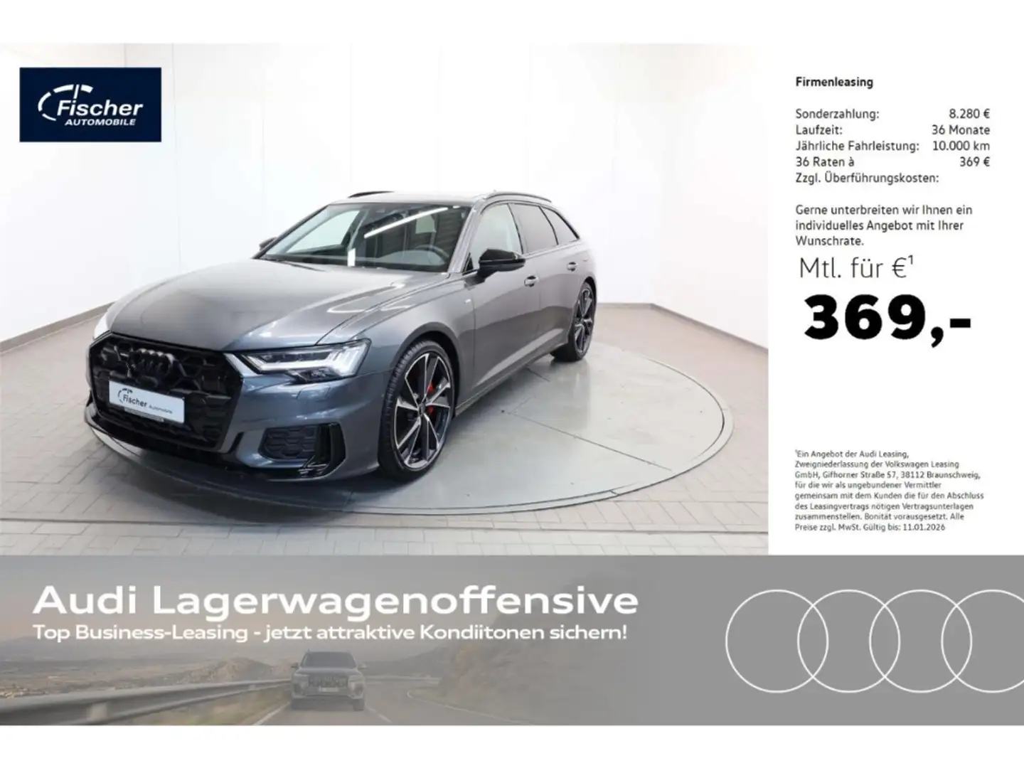 Audi A6 Avant 55 TFSI e quattro S line Grau - 1