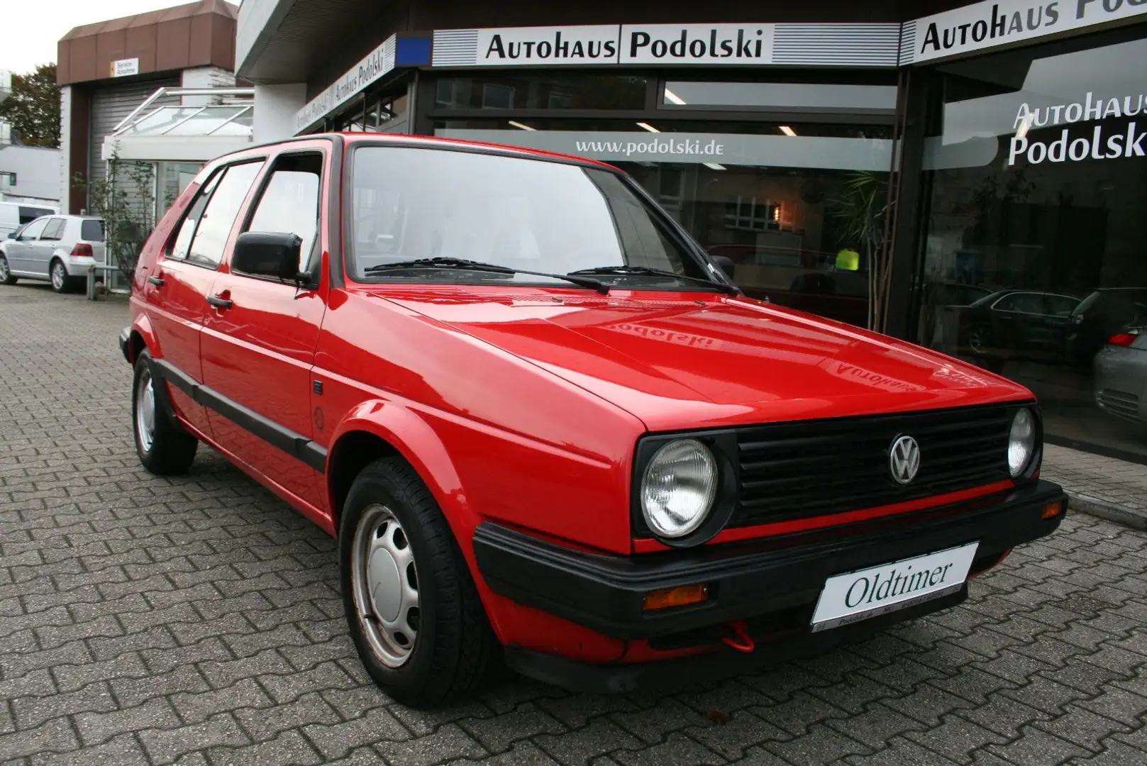 Volkswagen Golf II CL 1,6-70 Ps| Oldtimer| 1-Hand |Tüv 2026 Rouge - 1
