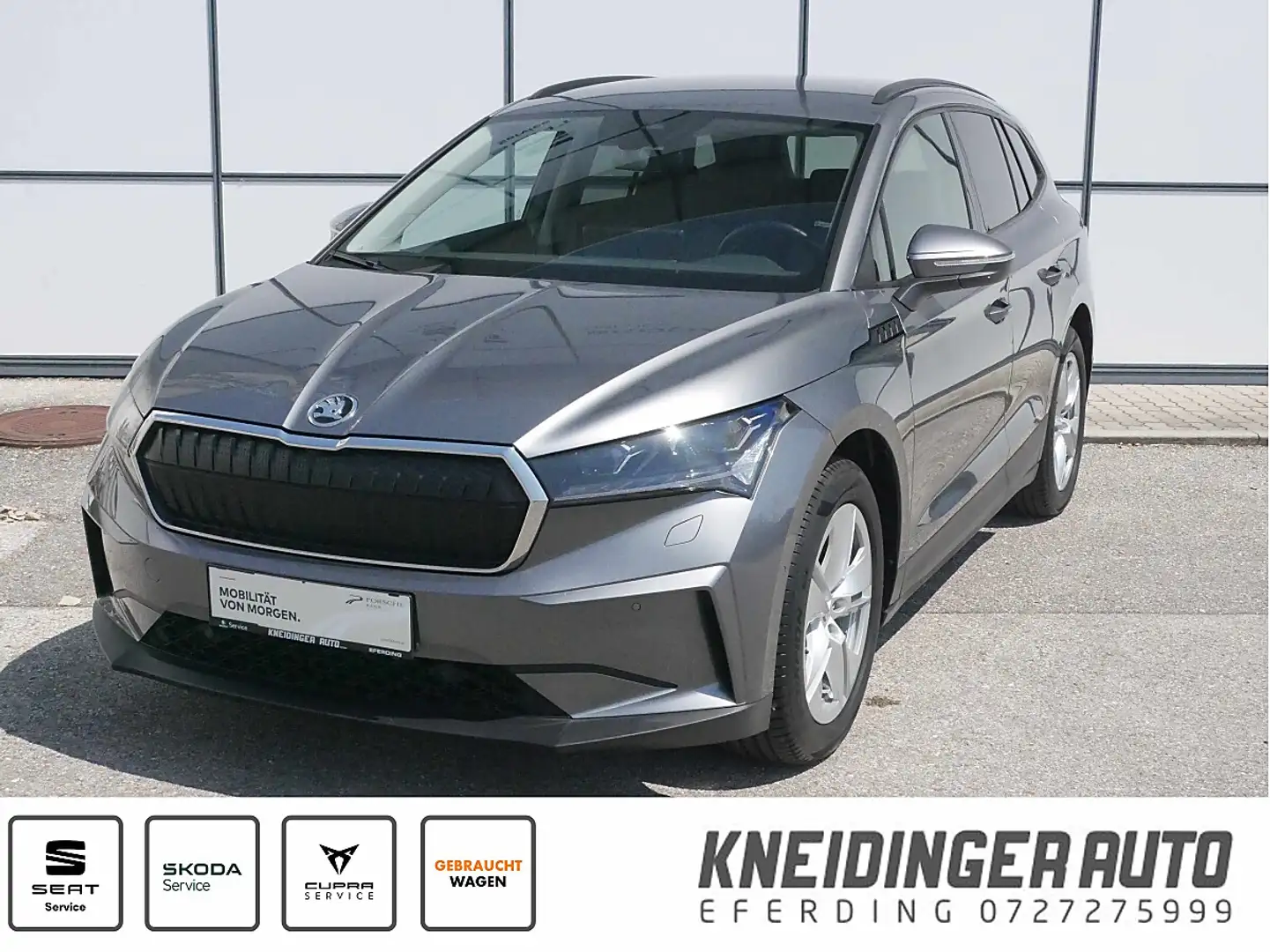 Skoda Enyaq iV 60 62kWh, ACC, Full-Link, NAVI, Sitzheizung,... Grau - 1