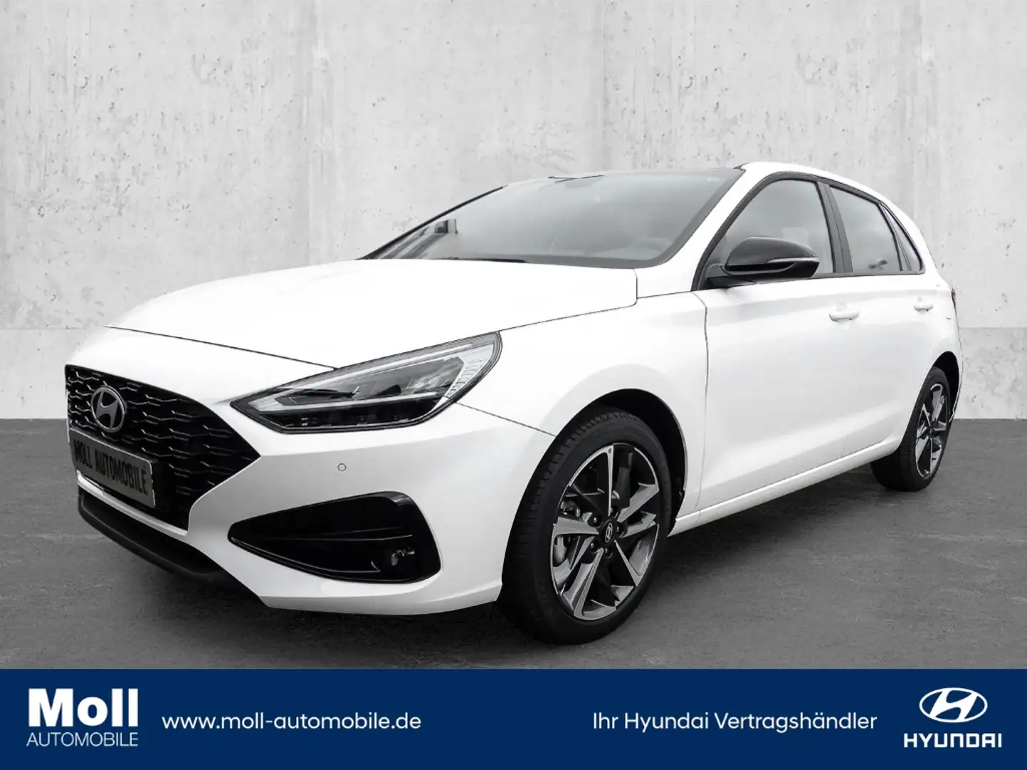 Hyundai i30 Advantage DCT Mild-Hybrid Navi CarPlay Weiß - 1