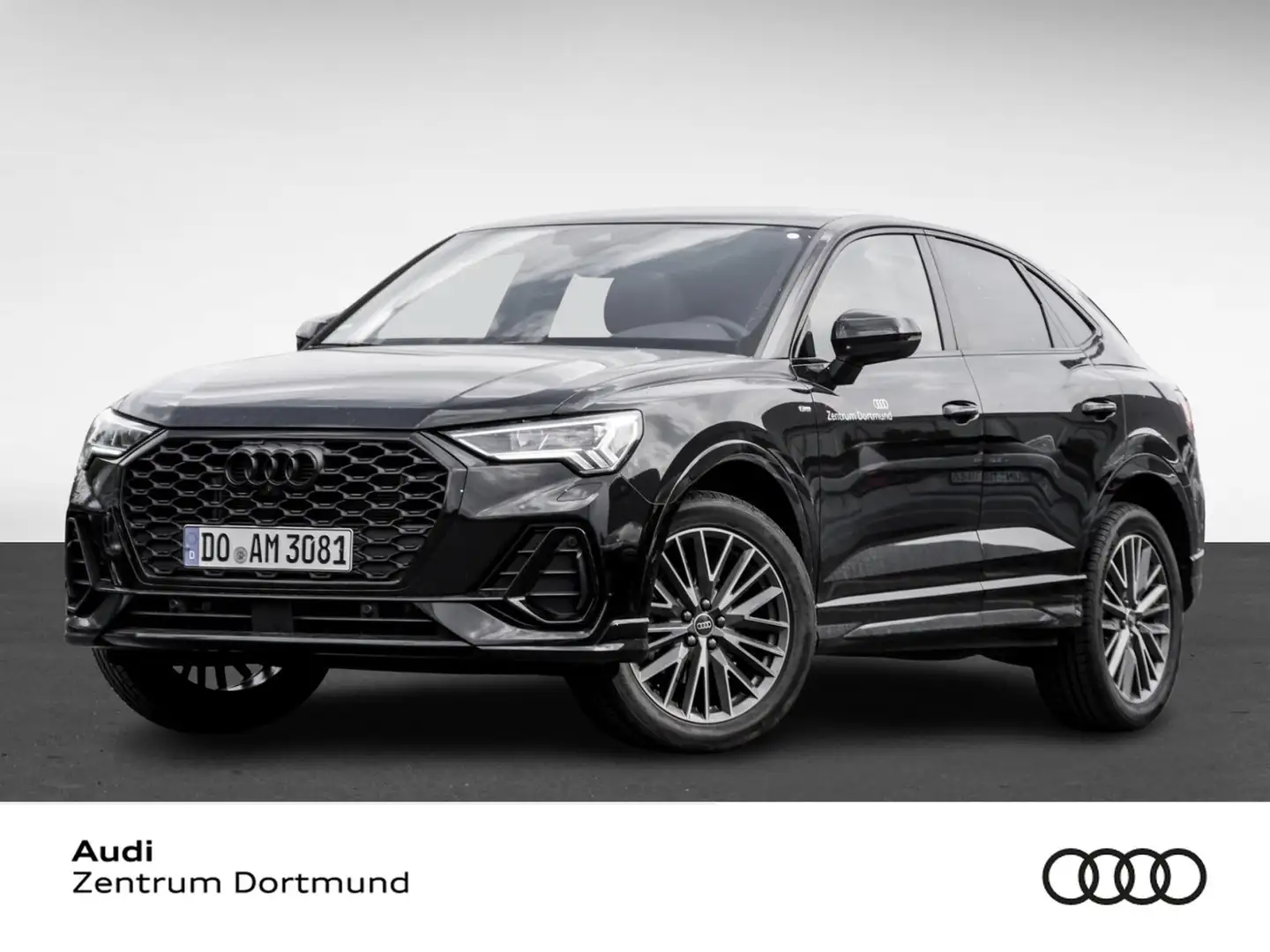 Audi Q3 Sportback 35 S LINE BLACKPAK PANO AHK LM19 Schwarz - 1