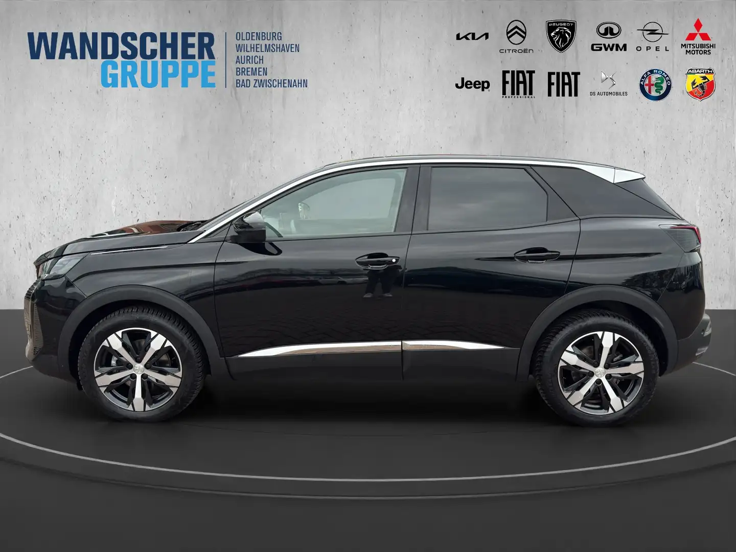 Peugeot 3008 1.2 PureTech 130 Allure Pack +Navi+Kam.+SHZ Schwarz - 2