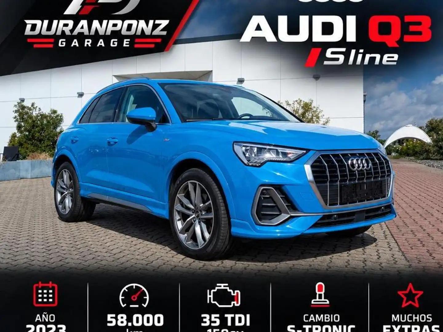 Audi Q3 Q3 35 TDI S line S tronic 110kW S line Azul - 1