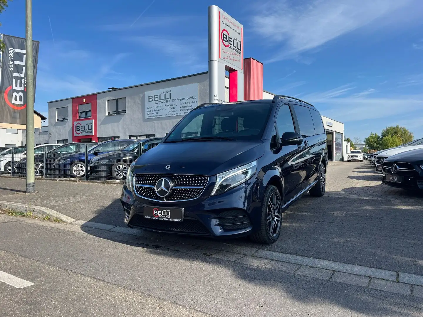 Mercedes-Benz V 300 V300 d EDITION 4MATIC Lang AMG-Line-FINANZIERUNG Azul - 1
