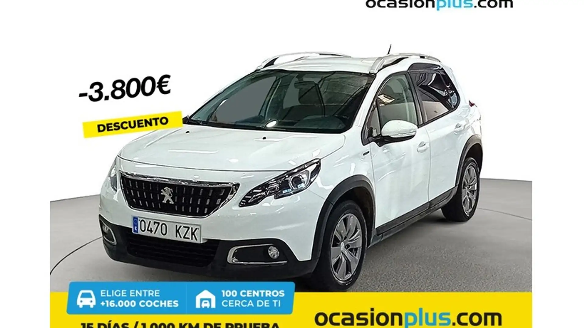 Peugeot 2008 1.5 BlueHDI S&S Signature 100 Blanc - 1