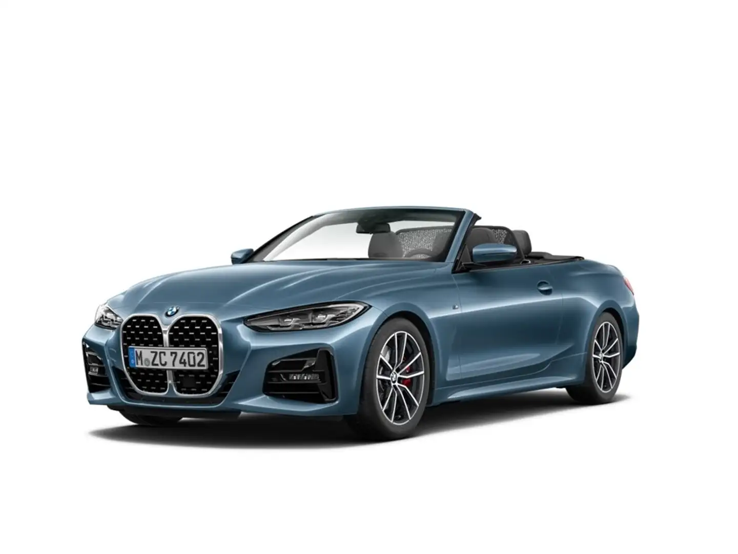 BMW 420 i Cabrio M Sport Klima Navi RFK AHK Sitzhzg Harman Blue - 1