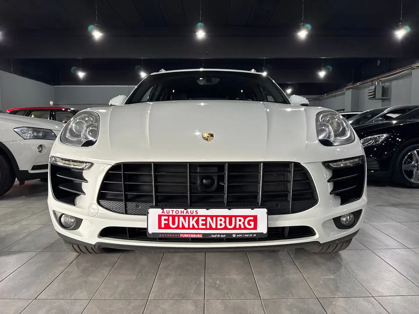 Porsche Macan S D ACC/BOSE/AUT/NAVI/LEDER/XENON/AHK/STHZ Bianco - 2
