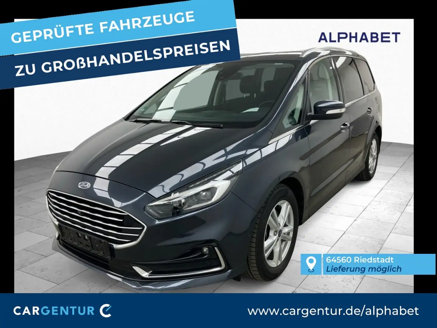 Ford Galaxy 2.0 EcoBlue Titanium AHK SpoSi StHz ACC Bleu - 1