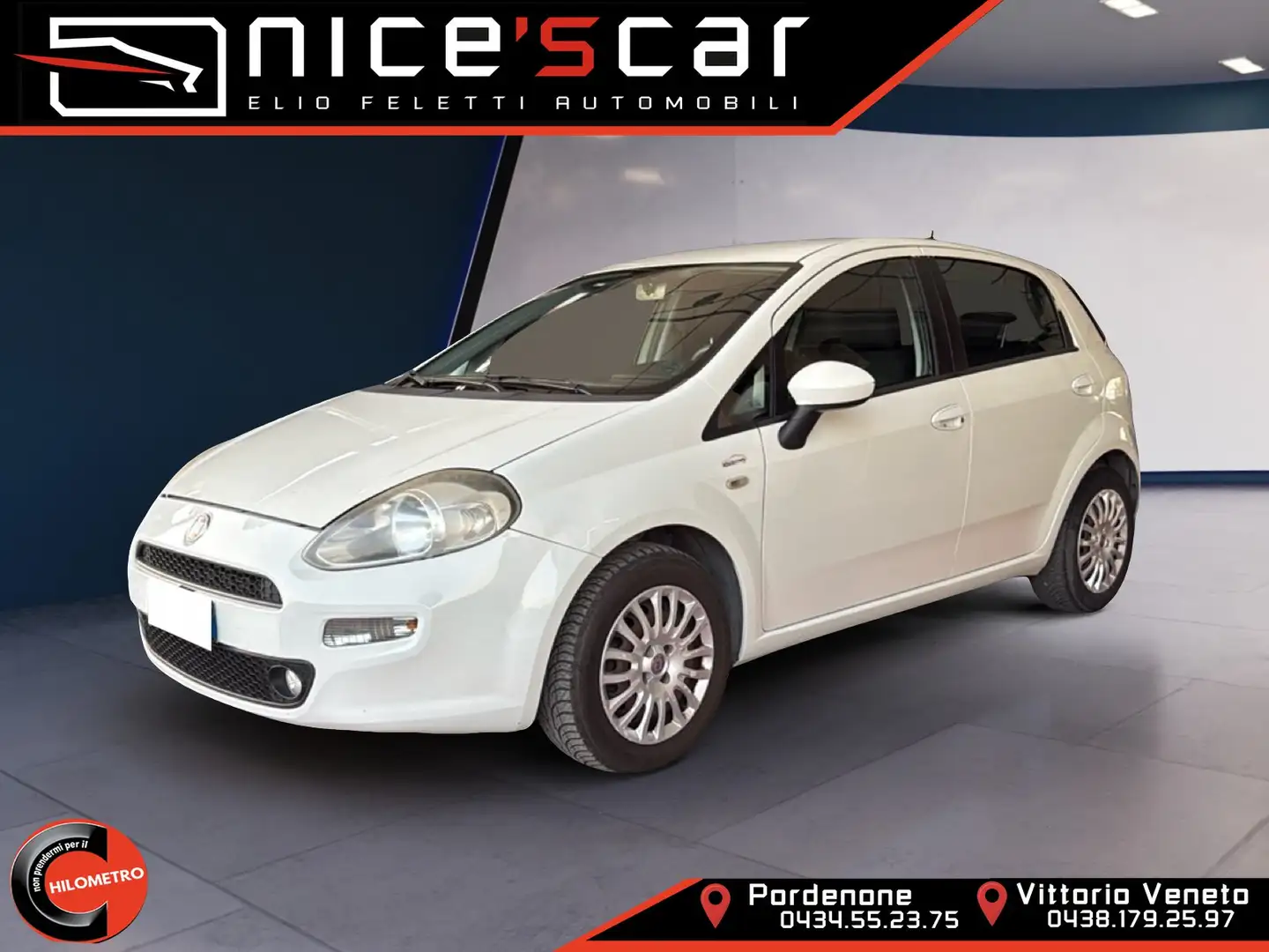 Fiat Punto Punto 1.3 MJT II 75 CV 5 porte Lounge Bianco - 1