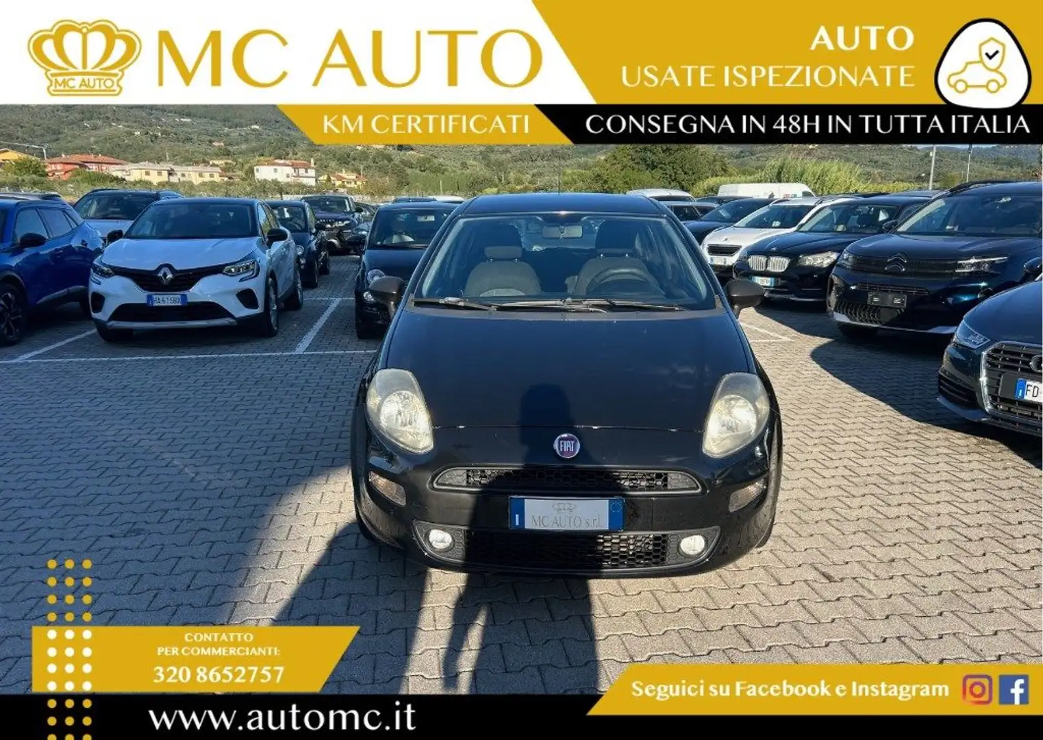 Fiat Punto 1.3 MJT II 75 CV 5 porte Easy Schwarz - 2