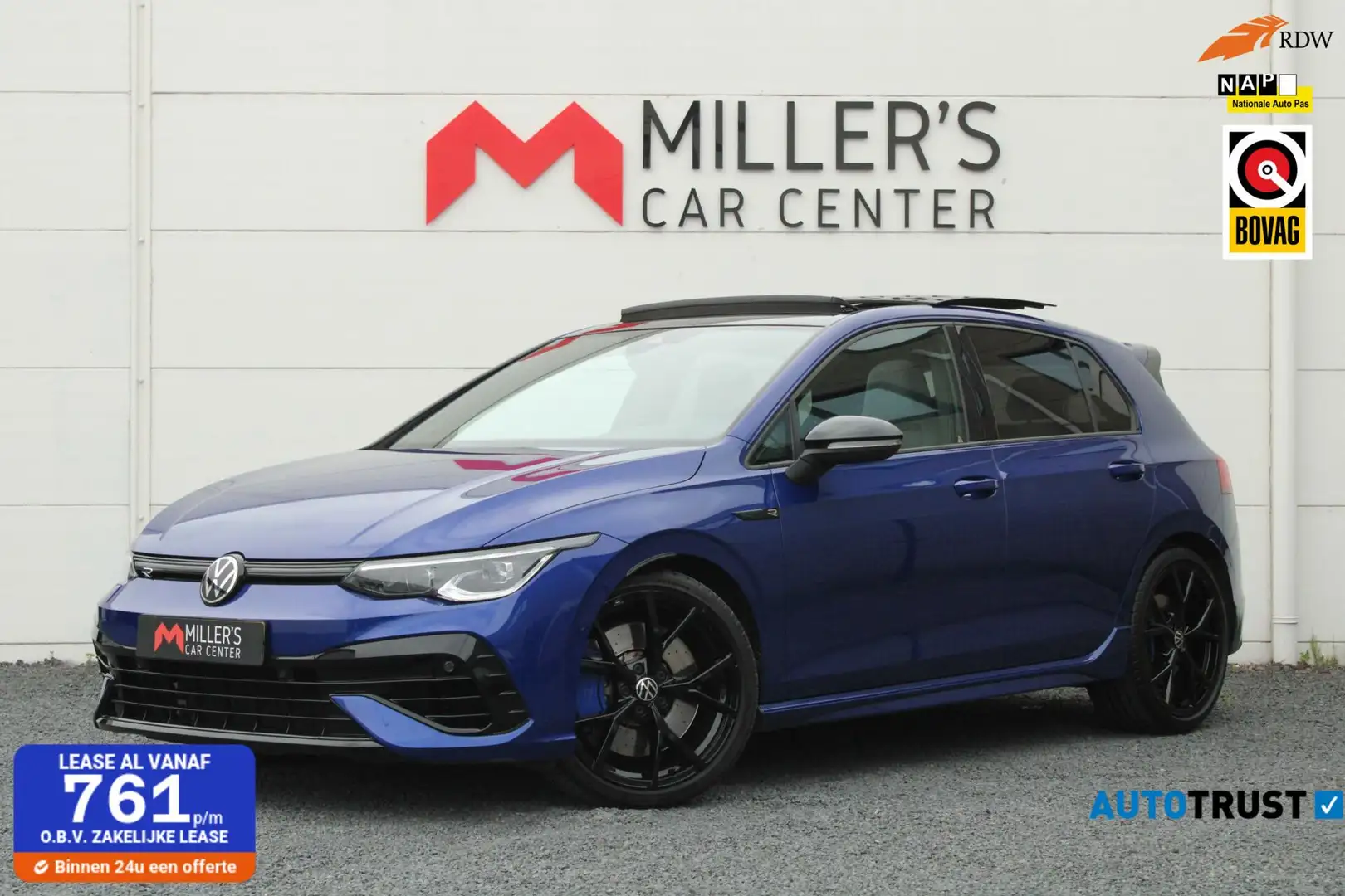 Volkswagen Golf 2.0 TSI R 4Motion Harman Kardon Akrapovic Bleu - 1
