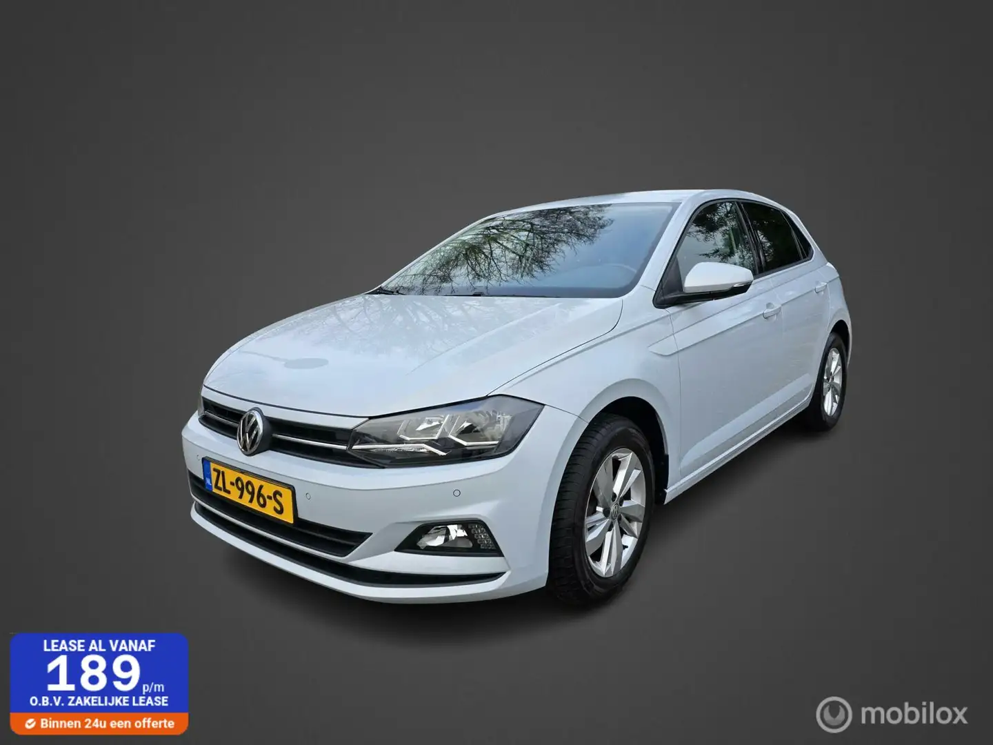 Volkswagen Polo 1.0 TSI Beats. Pdc voor en achter. Parkeer assiste Blanc - 1