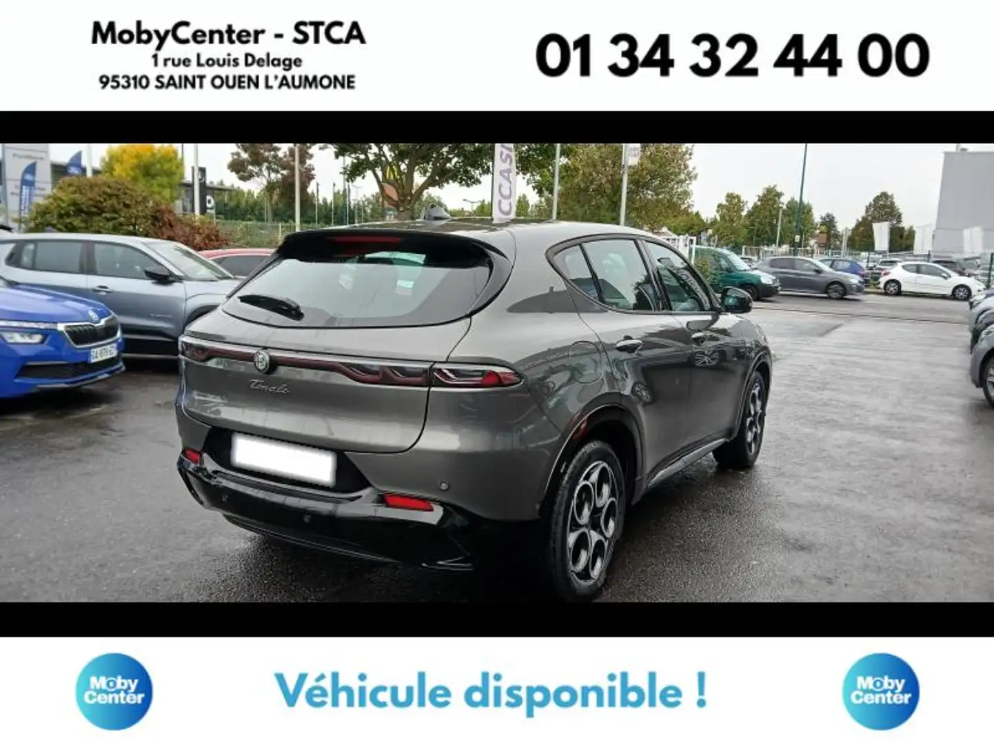Alfa Romeo Tonale 1.5 Hybrid 130ch Sprint TCT Gris - 2