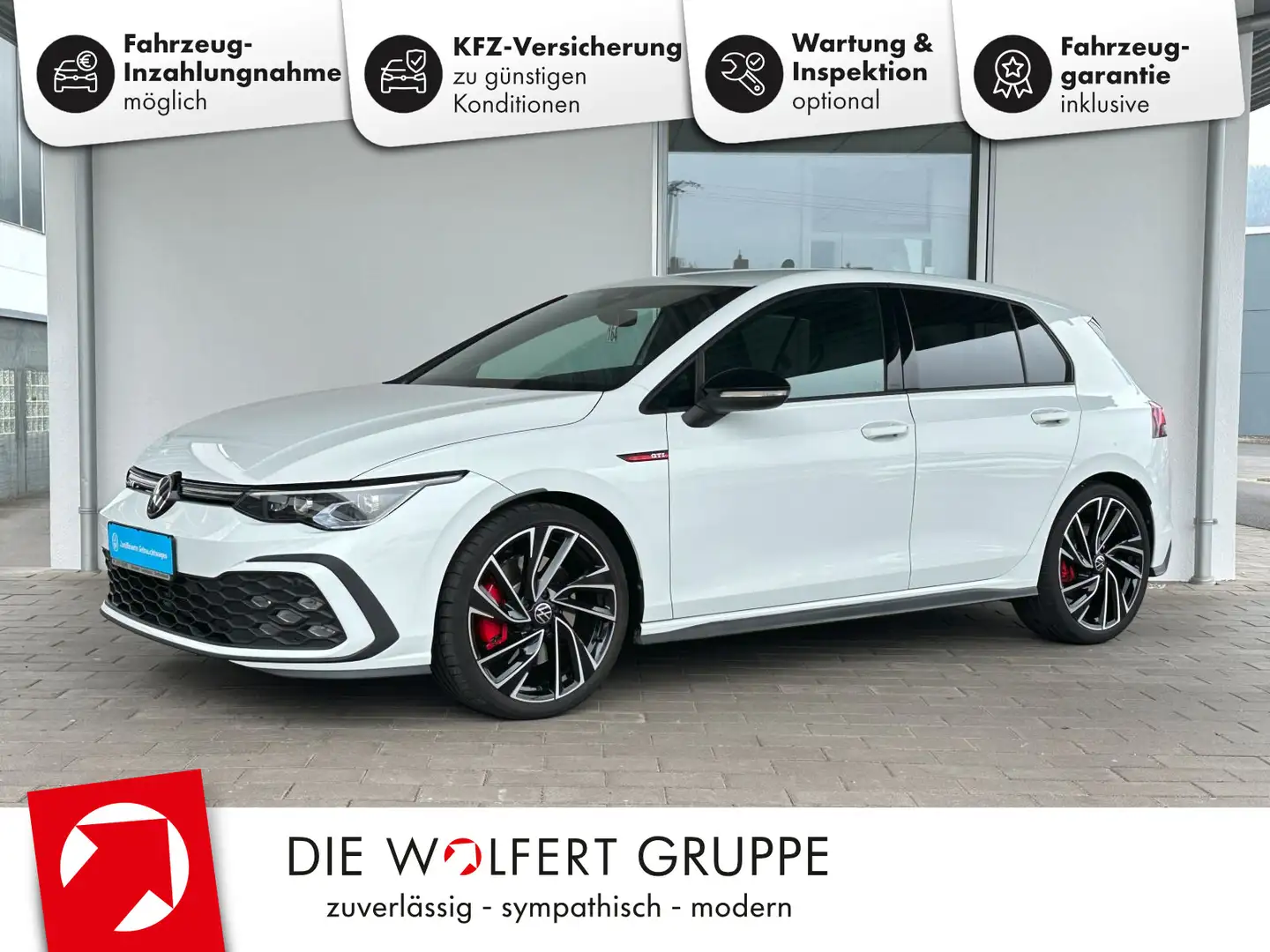 Volkswagen Golf GTI 2.0 TSI AHK RFK HK NAVI ACC Wit - 1