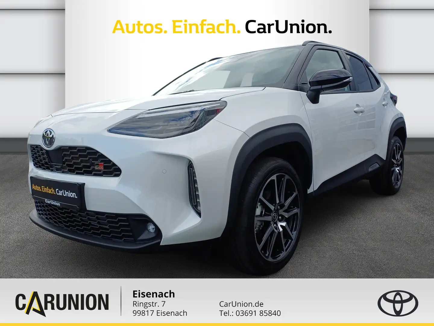 Toyota Yaris Cross GR SPORT PREMIUM+LED+KAMERA 1.99% eff. Weiß - 1