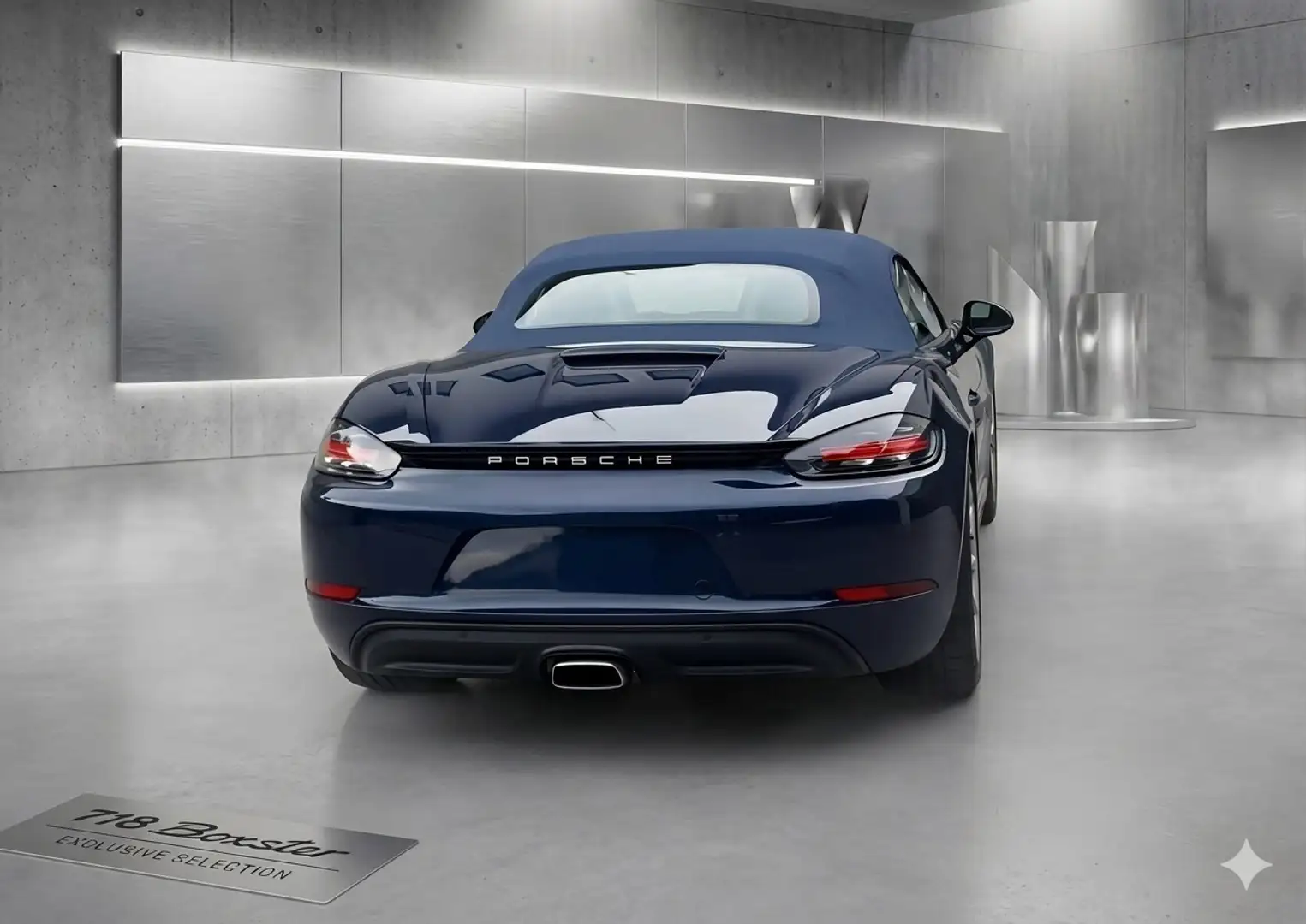 Porsche Boxster 718 Cabrio 2.0 Turbo 300 PS PDK 19" Navi Blau - 2