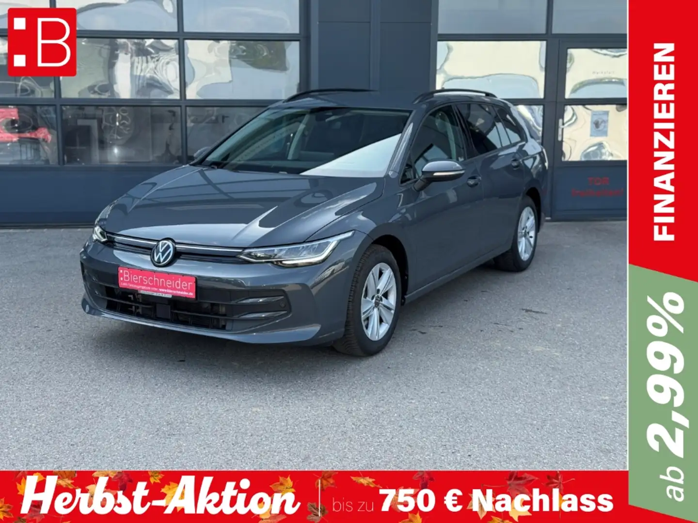 Volkswagen Golf Variant VIII 2.0 TDI DSG Life LED NAVI AHK KAMERA ACC PDC Grau - 1