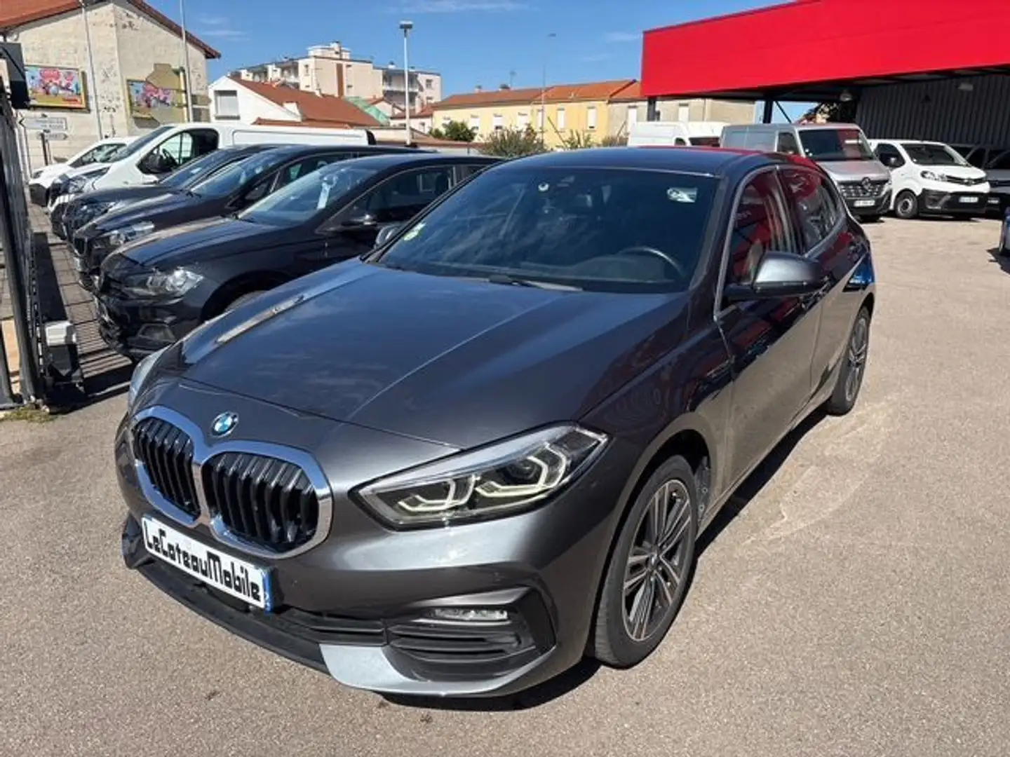 BMW 116 116dA 116ch LOUNGE CUIR DKG7 Grau - 1