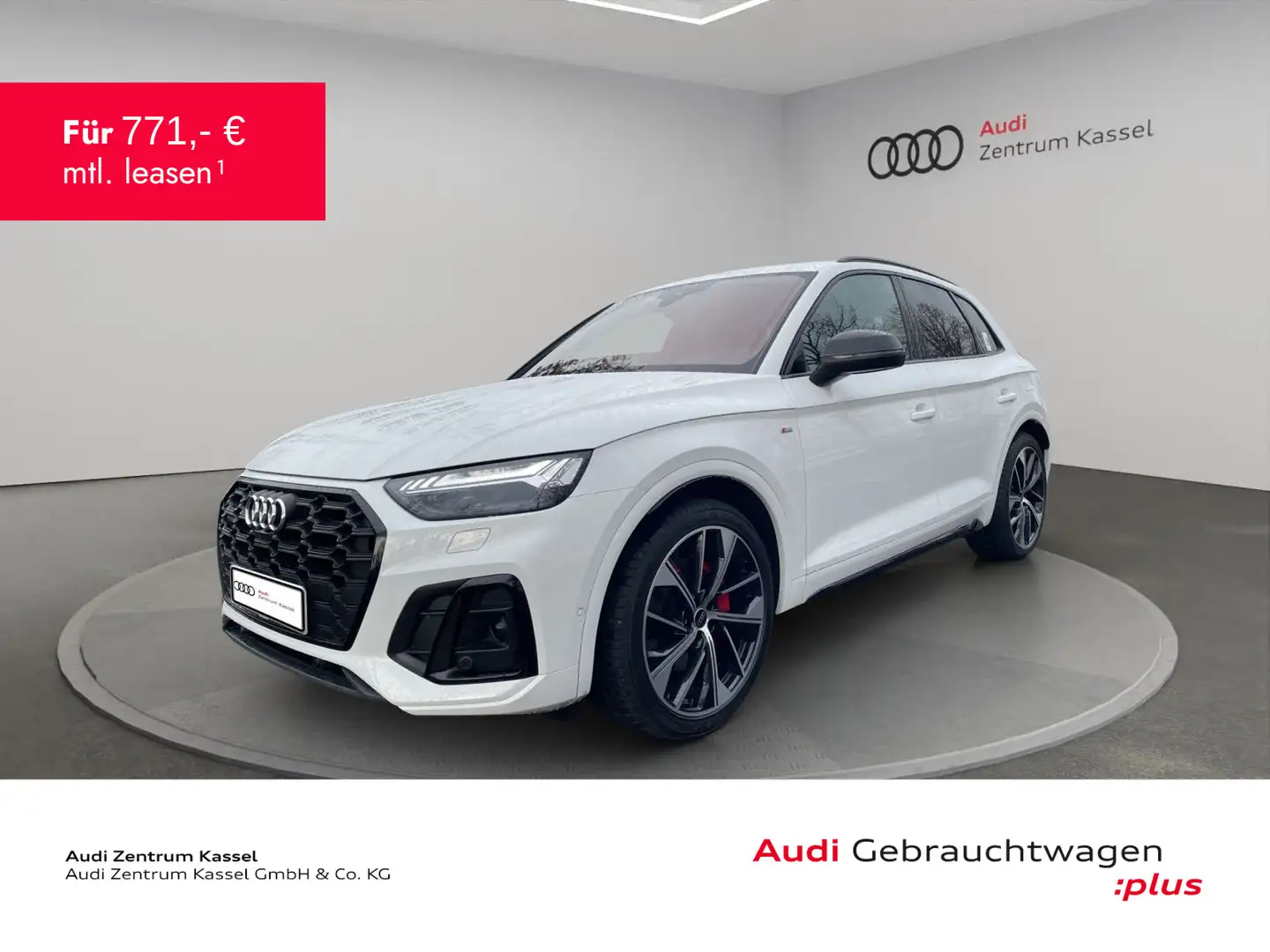 Audi Q5 55 TFSIe qu. S line Matrix B&O Pano HuD 360° Weiß - 1
