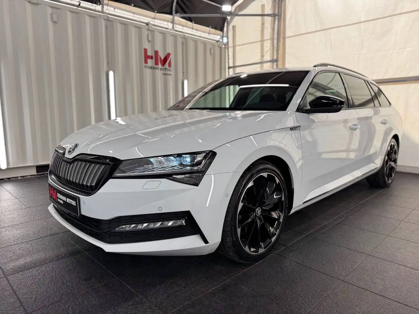 Skoda Superb Combi 1.4TSI Hyb.Sportline iV/LED/AHK/ACc Weiß - 1