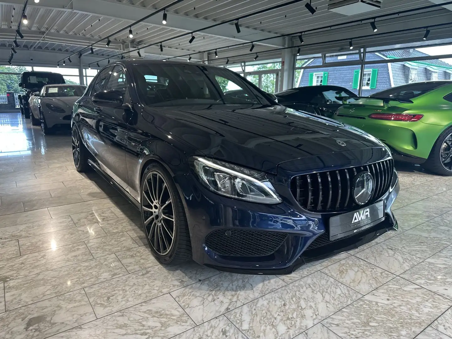 Mercedes-Benz C 43 AMG (C450 AMG) 4Matic 19"NIGHT-PAKET*H.PER* Blauw - 2