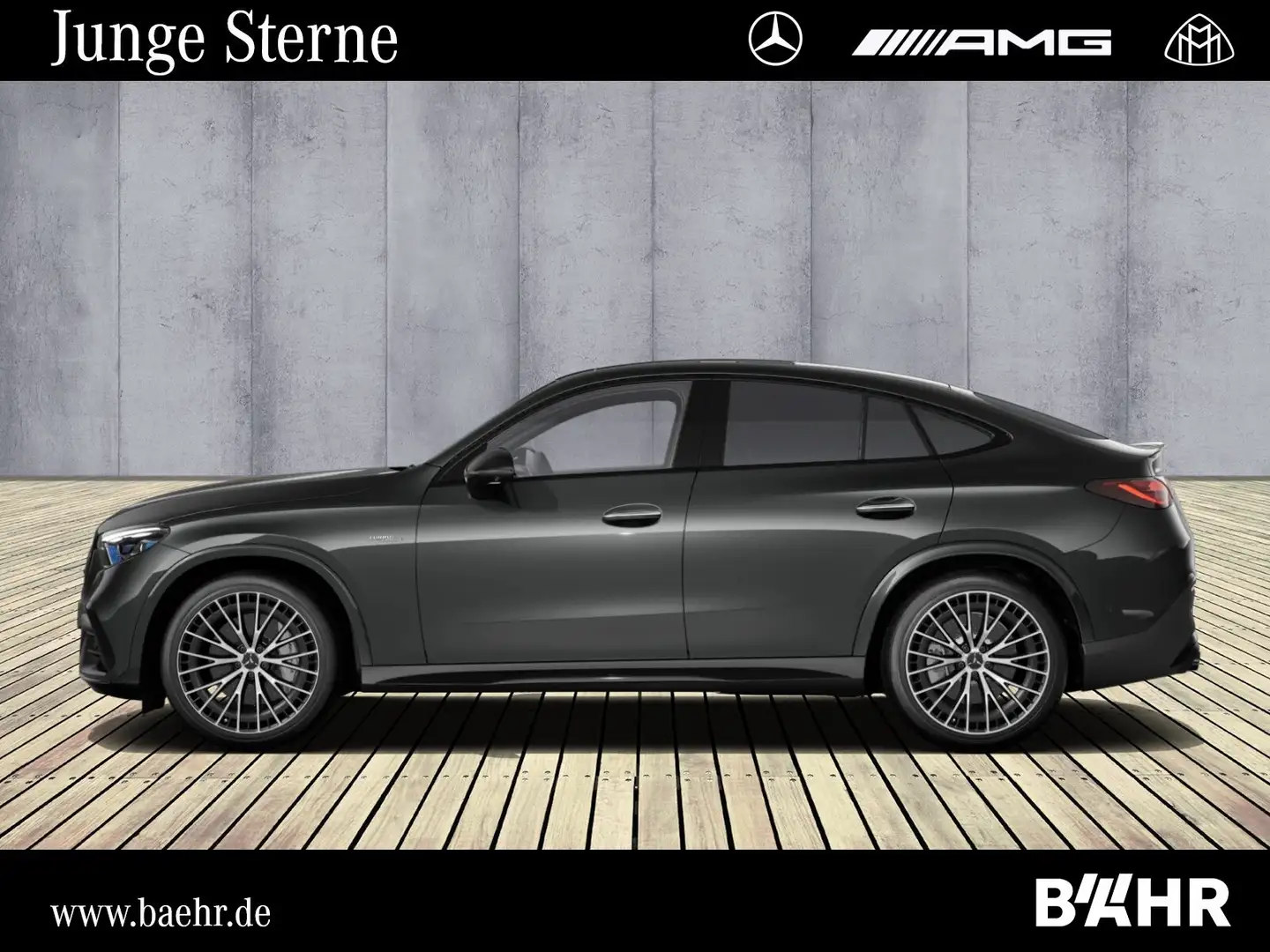 Mercedes-Benz GLC 43 AMG Mercedes-AMG GLC 43 4MATIC Coupé Premium/Navi Gris - 2