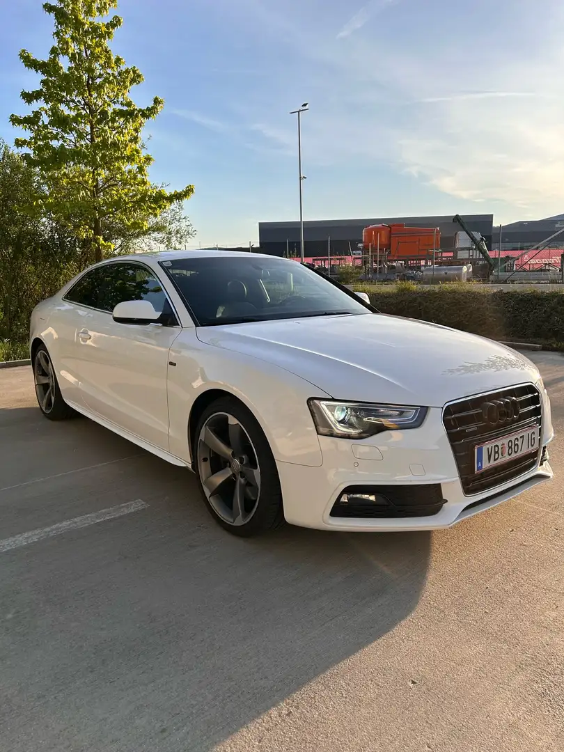 Audi A5 Coupé 3,0 TDI quattro Sport Weiß - 2