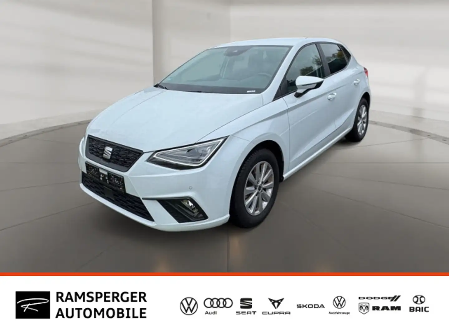 SEAT Ibiza Style 1.0 TSI LED/Navi/Kamera/uvm. Weiß - 1