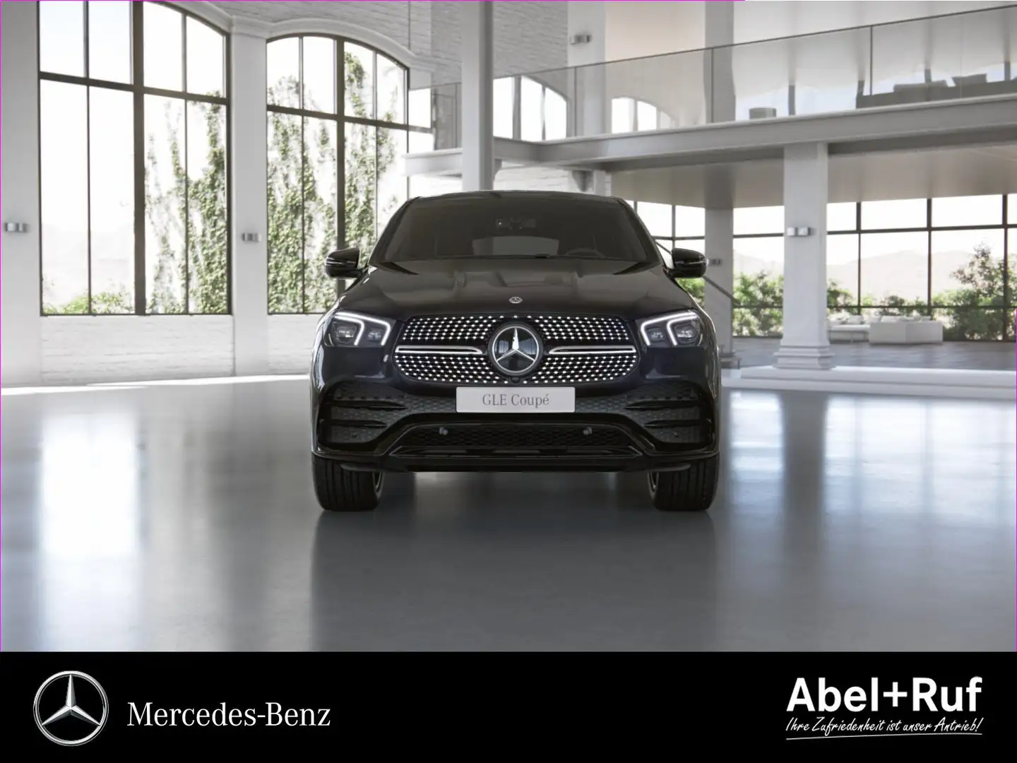 Mercedes-Benz GLE 400 d Coupé AMG+DISTR+AIRM+Pano+Burm+HuD+AHK Schwarz - 2