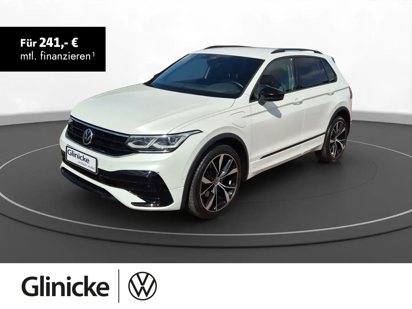 Volkswagen Tiguan 1.4 eTSI DSG R-Line Navi AHK Kamera SiHz Weiß - 1