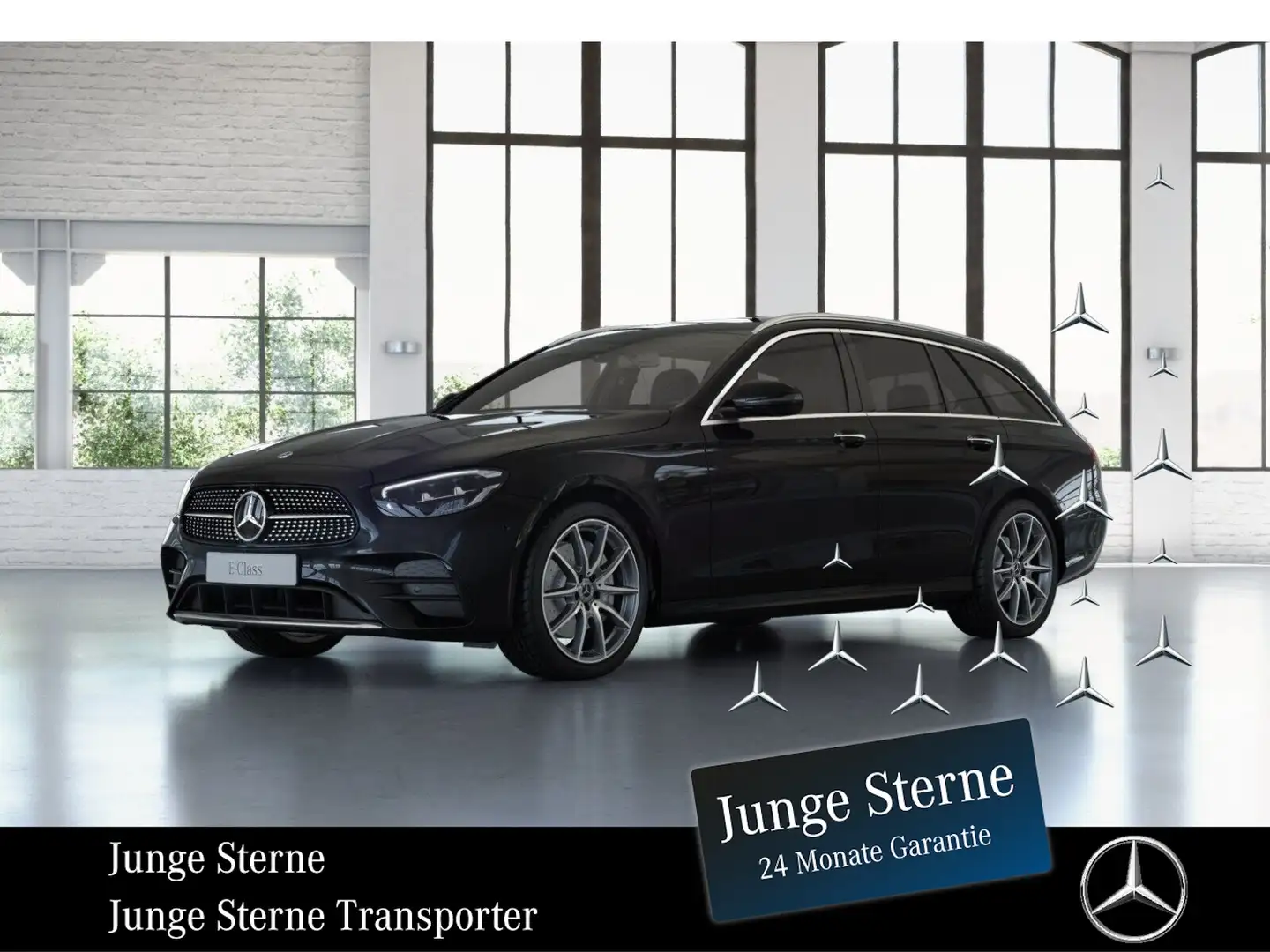 Mercedes-Benz E 220 d T *AMG*AHK*MEMO*360°KAM*NAVI*SHZ*MBUX* Negro - 1
