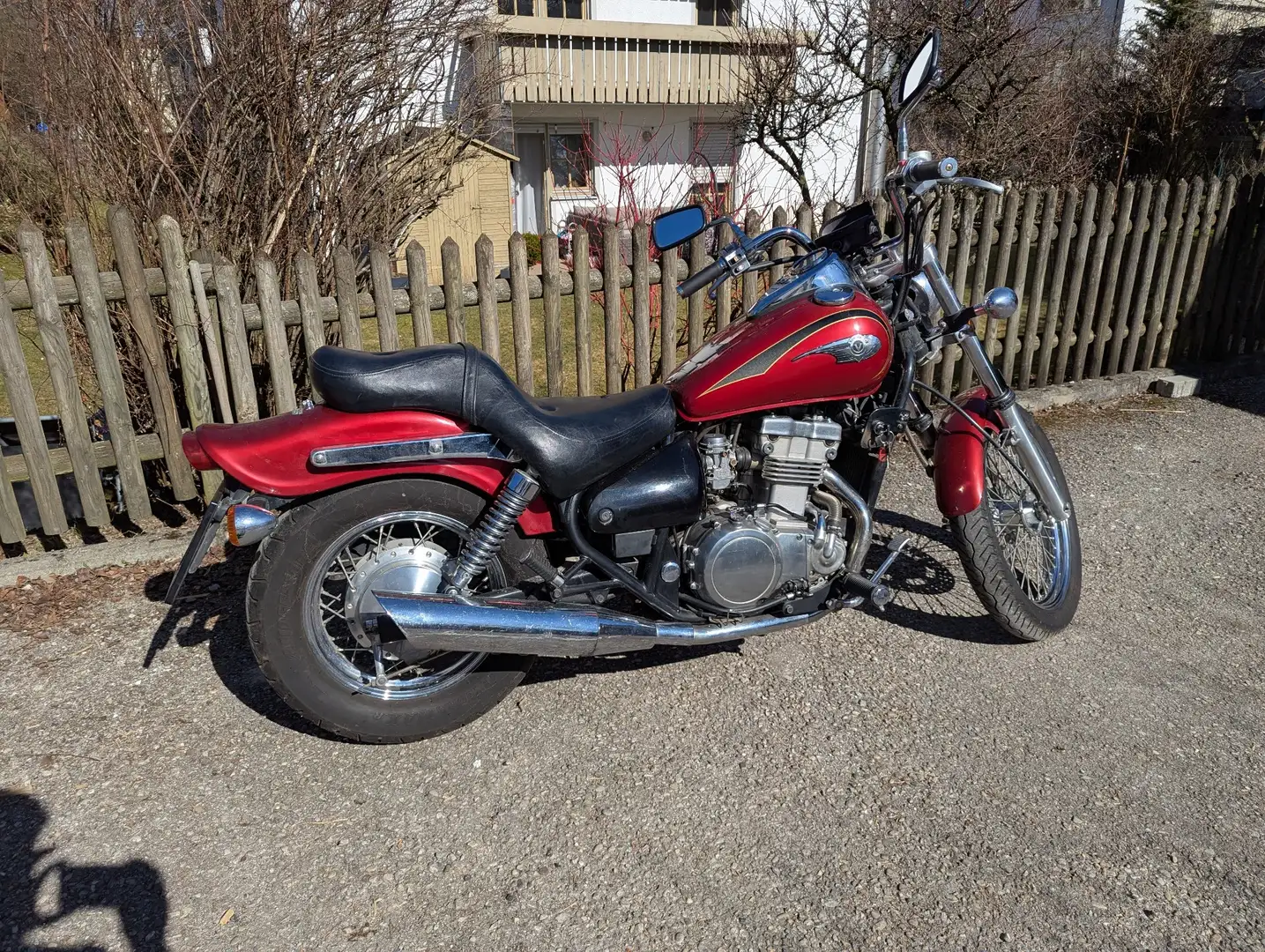 Kawasaki EN 500 Rood - 1
