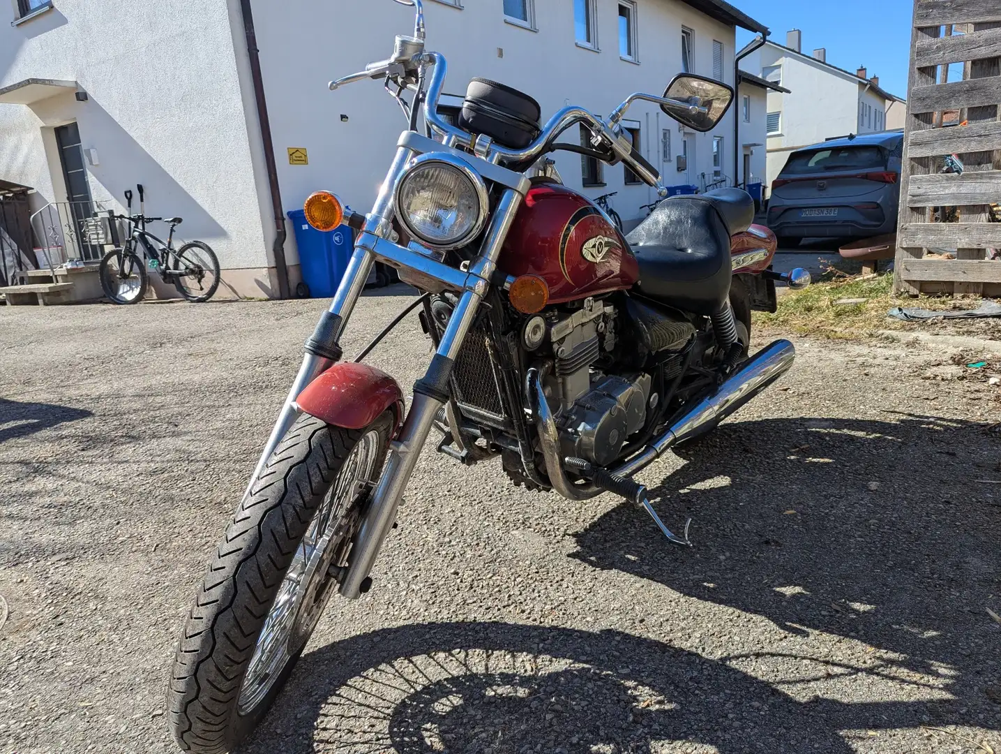 Kawasaki EN 500 Rood - 2