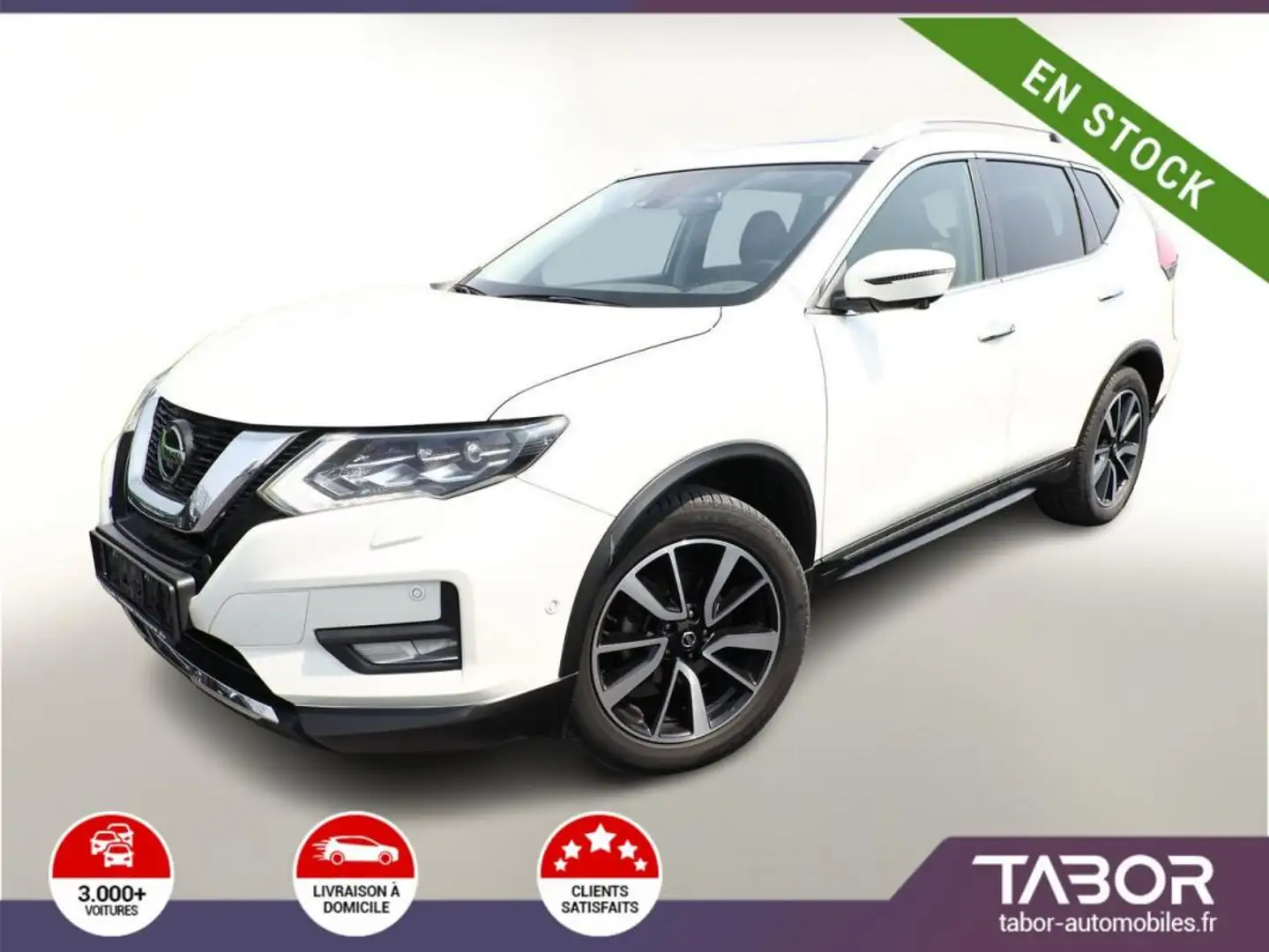 Nissan X-Trail 1.3 DIG-T 160 DCT Tekna Pano GPS Blanc - 1