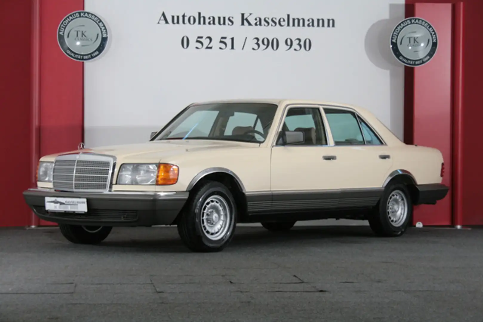 Mercedes-Benz 300 SD Turbo Diesel W126 Automatik Bej - 1
