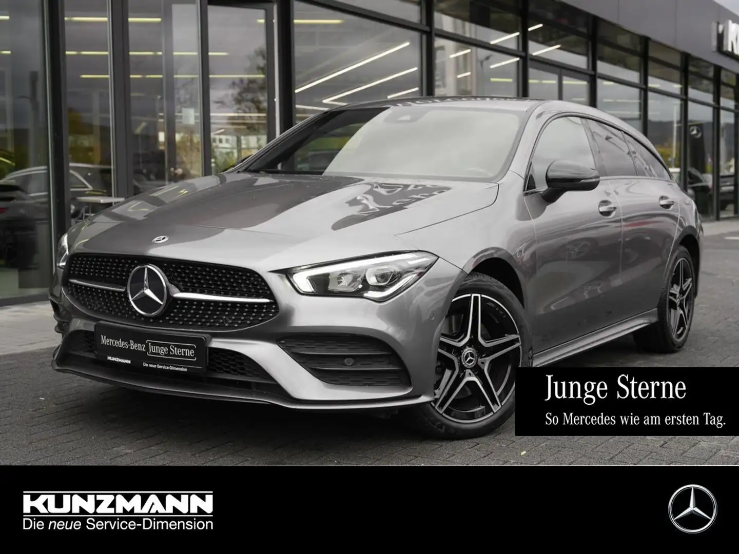 Mercedes-Benz CLA 250 e SB AMG Night MBUX Navi+ Parktronic SHZ Gris - 1
